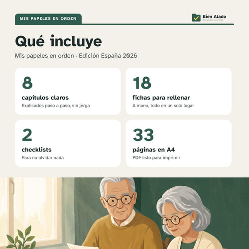 Mis papeles en orden: qué incluye