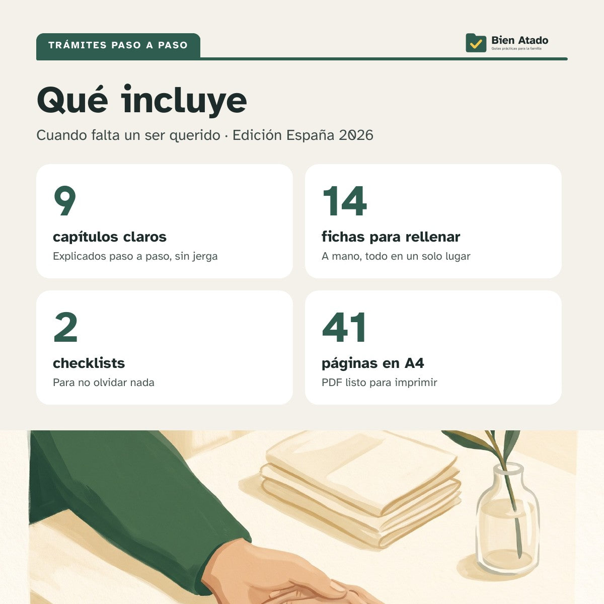 Cuando falta un ser querido: qué incluye