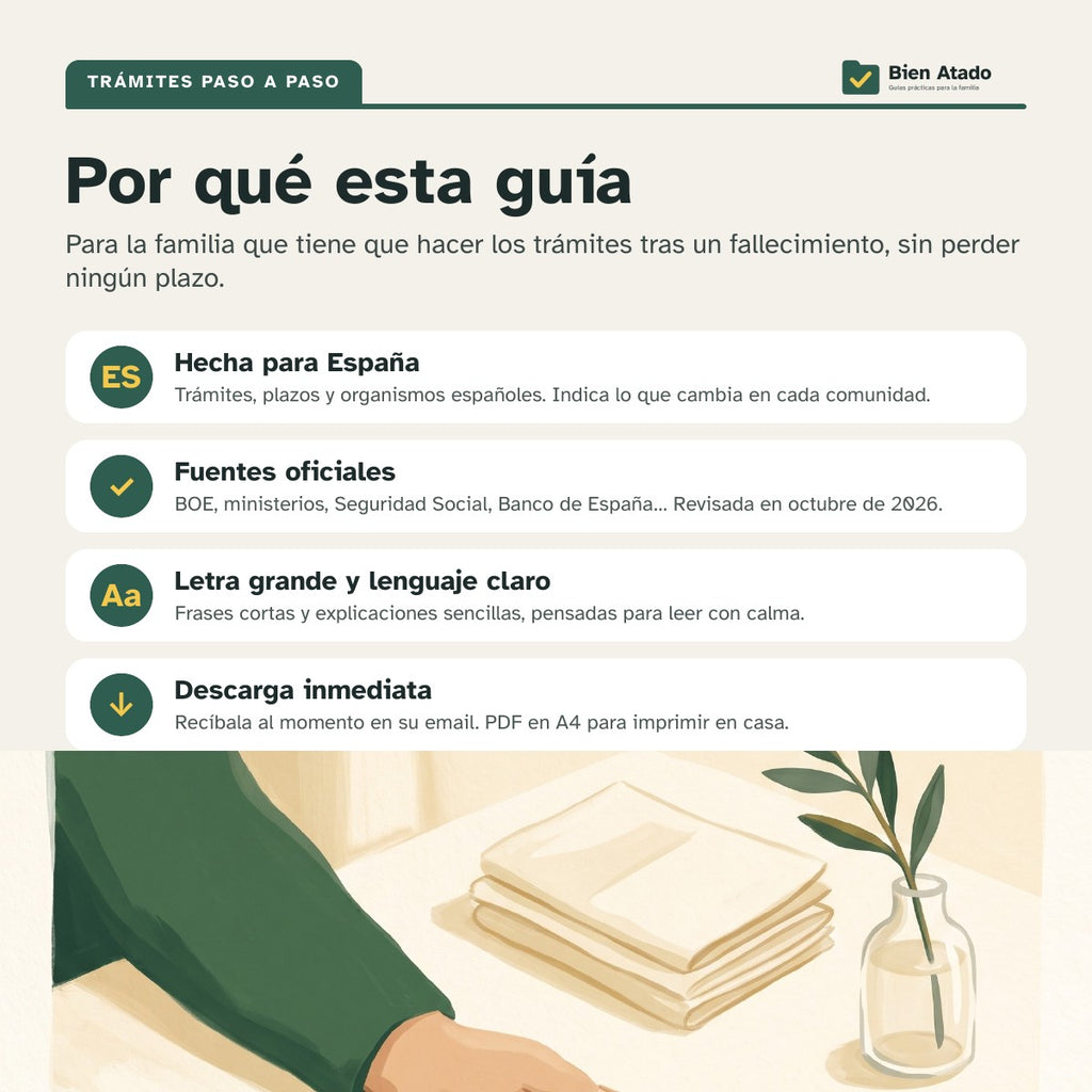 Cuando falta un ser querido: por qué esta guía