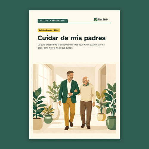 Cuidar de mis padres: portada de la guía