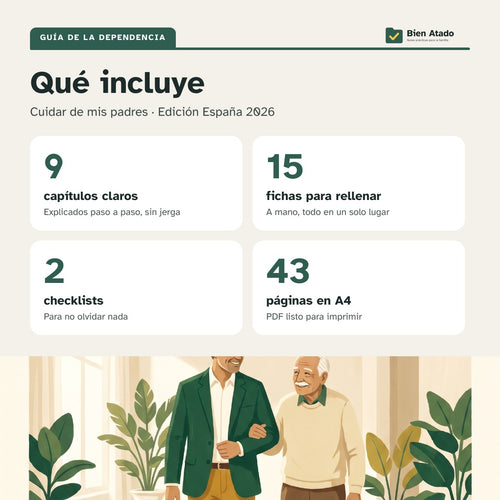 Cuidar de mis padres: qué incluye