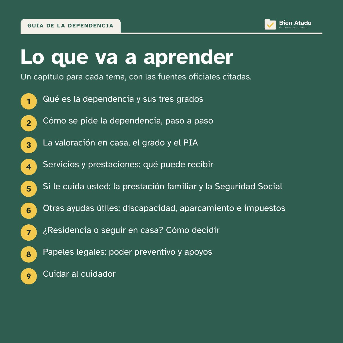 Cuidar de mis padres: lo que va a aprender