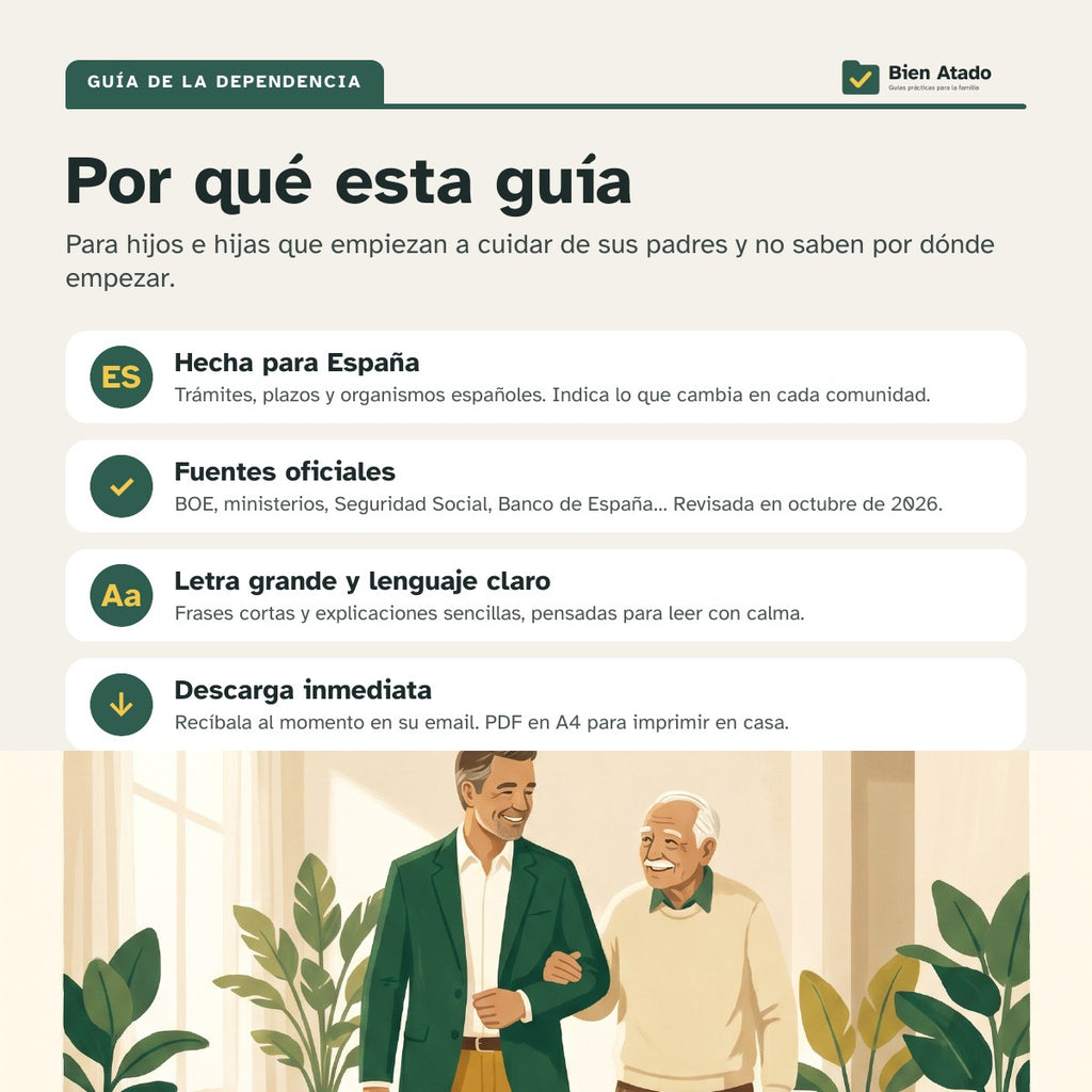 Cuidar de mis padres: por qué esta guía