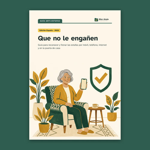 Que no le engañen: portada de la guía