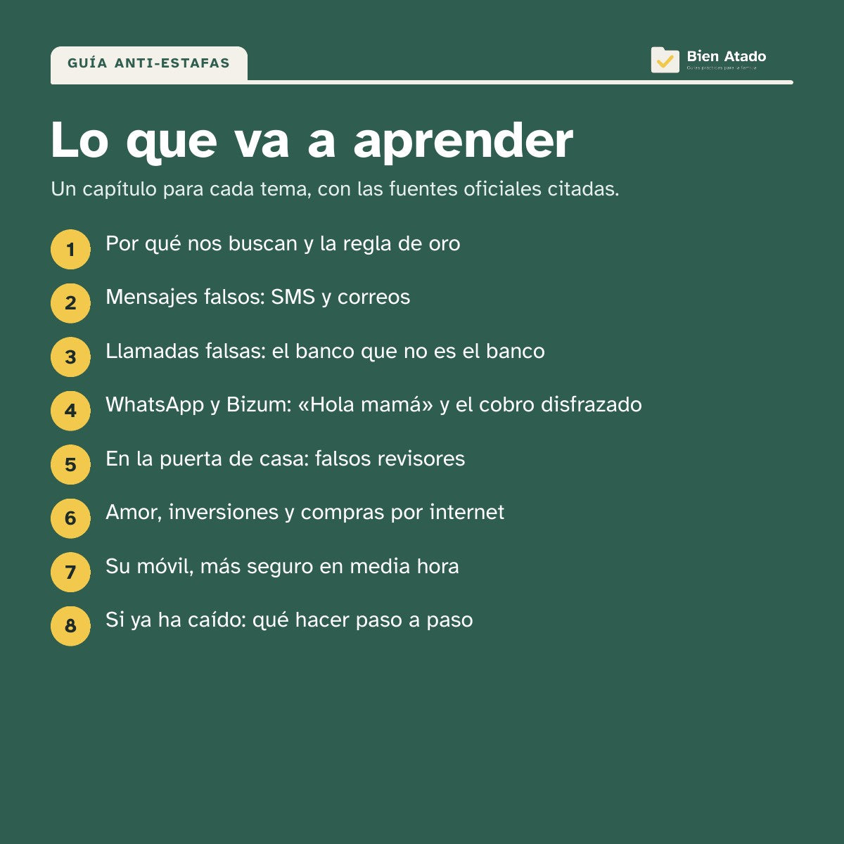 Que no le engañen: lo que va a aprender